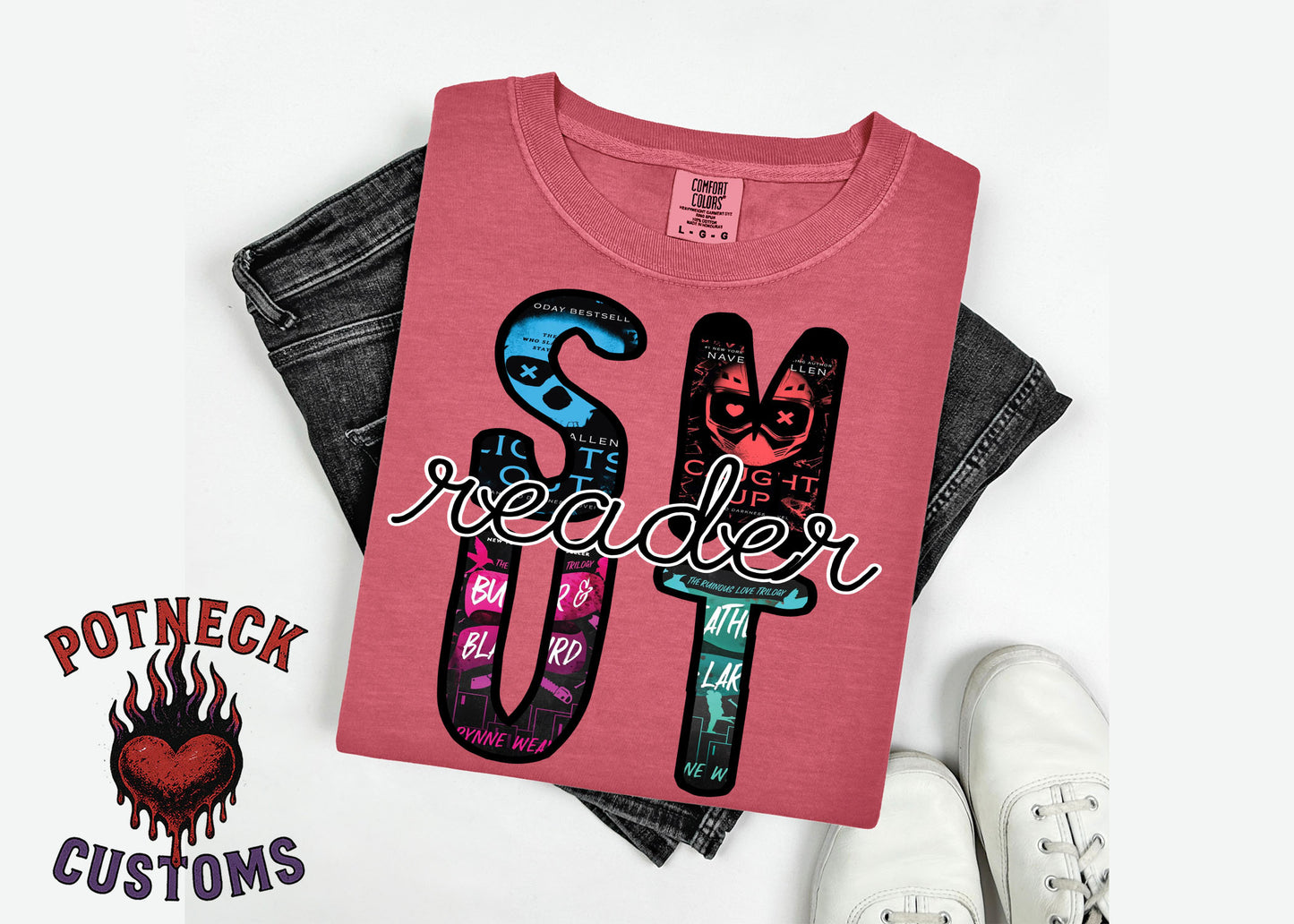 Smut Reader Tee | BookTok Shirt | Dark Romance Book Lover T-Shirt