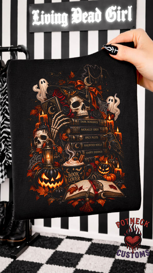 Halloween Dark romance shirt for readers