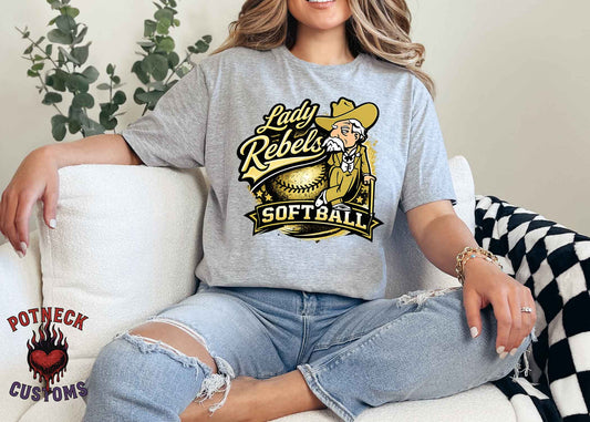 LADY REBELS SOFTBALL SHIRT 26-1