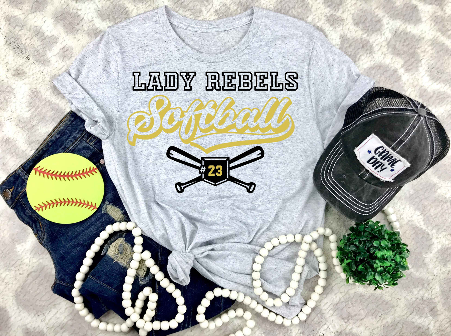 Lady Rebels Softball shirt 2023