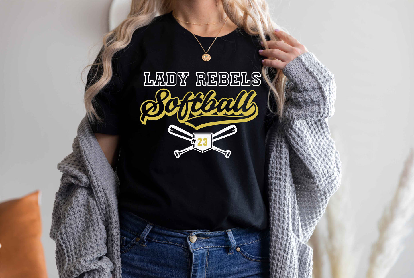 Lady Rebels Softball shirt 2023