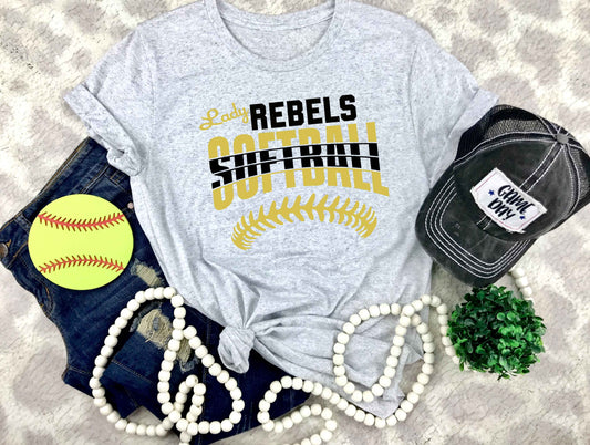 Lady Rebels Softball shirt 2023 design 2