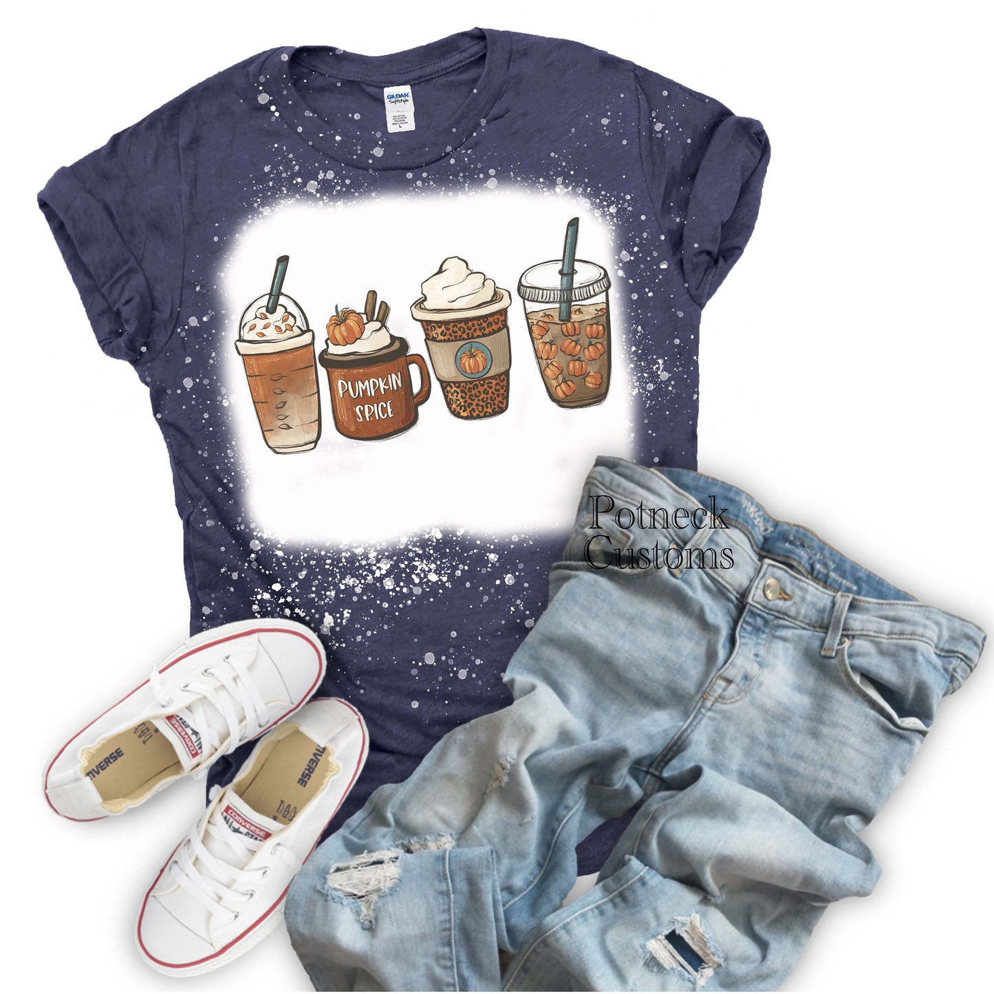 Fall coffee shirt, pumpkin spice coffee shirt, coffee latte, pumpkin